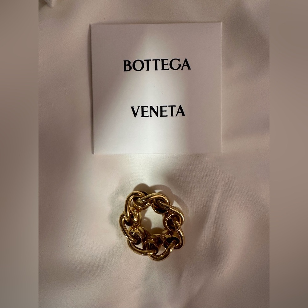 Bottega Veneta chain link ring